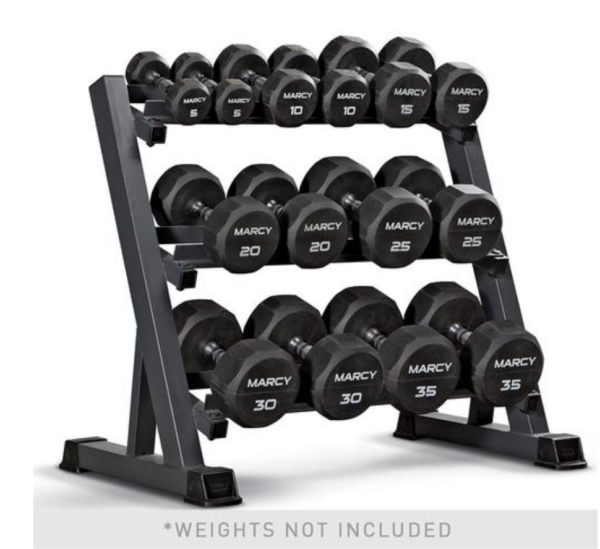 Rack de pesas de 3 niveles Marcy DBR-86 - Imagen 2