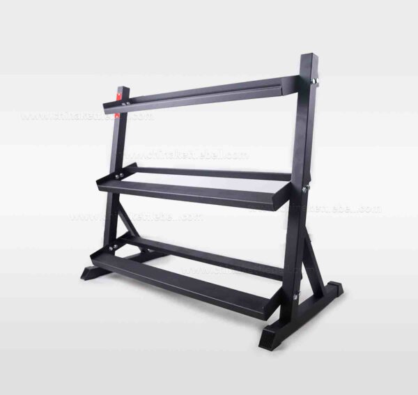 Juego de pesas 5 -30lb + Rack 3 niveles + Mat - Imagen 3