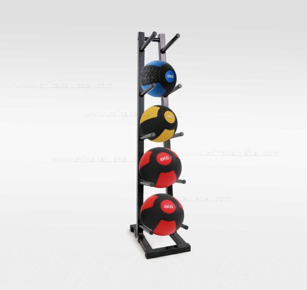 MEDICINE BALL RACK 5 PELOTAS - Imagen 2